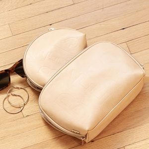Beis The Cosmetic Pouch Set in beige